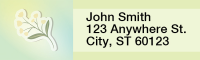 Flower Sticker Address Labels  | LRFLO-100