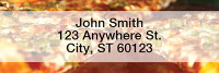 Pizza Narrow Address Labels | LRFOD-48