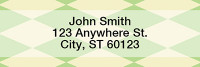 Argyle Rectangle Address Labels | LRGEO-03