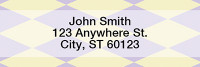 Argyle Rectangle Address Labels | LRGEO-03