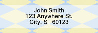 Argyle Rectangle Address Labels | LRGEO-03