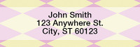 Argyle Rectangle Address Labels | LRGEO-03
