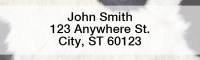 Classic Cowhide Address Labels  | LRGEOC-70