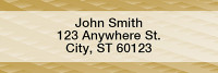 Colorful Basket Weave Rectangle Address Labels | LRGEP-49