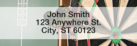 Darts Rectangle Address Labels | LRGME-06
