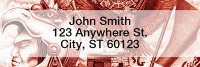 Aztec Legends Rectangle Address Labels | LRLAT-01