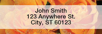 Roses Narrow Address Labels | LRNAT-07