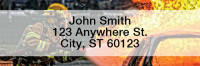 Battling Firefighters Narrow Address Labels | LRPRO-52