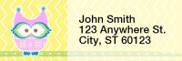 Give a Hoot Rectangle Address Labels | LRRANI-003