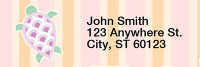 Colorful Sea Turtles Address Labels | LRRANI-005