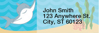 Happy Shark Address Labels | LRRANI-006