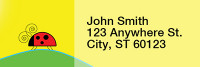 Doodlebugs Rectangle Address Labels | LRRANI-92