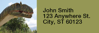 Dinosaurs Alive Rectangle Address Labels | LRRANJ-09