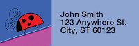 The Doodlebug Blues Rectangle Address Labels | LRRANK-81