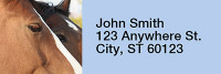 Equine Love Rectangle Address Labels | LRRANK-91