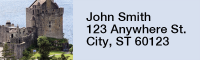 European Castles Rectangle Address Labels | LRRCAS-01