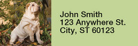 Shar Pei Rectangle Address Labels | LRRDOG-48