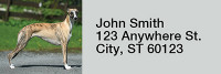 Wily Whippets Rectangle Address Labels | LRRDOG-75