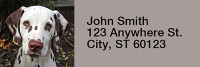 Snugly Schnauzer Rectangle Address Labels | LRRDOG-77