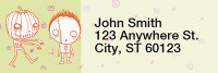 Dr. Krinkles' Creep Kids Rectangle Address Labels | LRRDRK-01