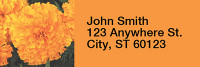 Flowers Rectangle Address Labels | LRRFLO-01