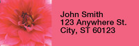 Flowers Rectangle Address Labels | LRRFLO-01