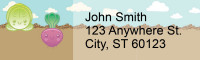 Healthy, Happy Friends Address Labels | LRRFOD-72