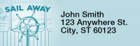 Sail to Paradise Narrow Address Labels | LRRGEP-90