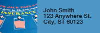 Gambling Rectangle Address Labels | LRRGME-02