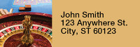 Gambling Rectangle Address Labels | LRRGME-02