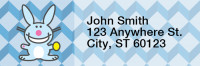 It's Happy Bunny Funny Rectangle Address Labels | LRRIHB-02