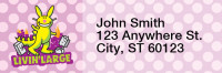 It's Happy Bunny Funny Rectangle Address Labels | LRRIHB-02
