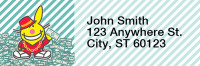 It's Happy Bunny Not-So-Guilty Pleasures Rectangle Address Labels | LRRIHB-07