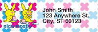 It's Happy Bunny Not-So-Guilty Pleasures Rectangle Address Labels | LRRIHB-07