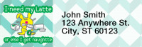 It's Happy Bunny Not-So-Guilty Pleasures Rectangle Address Labels | LRRIHB-07