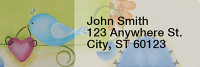 Color Me Happy Narrow Address Labels by Lorrie Weber | LRRJHS-26