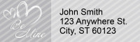 Forever Yours Narrow Address Labels | LRRLOV-20