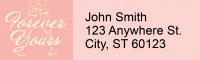 Forever Yours Narrow Address Labels | LRRLOV-20