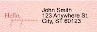 Hello, Gorgeous Narrow Address Labels | LRRLOV-21