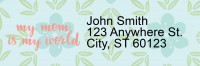 I Love You, Mom Narrow Address Labels | LRRLOV-24