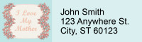 Mother's Day Narrow Address Labels | LRRLOV-25