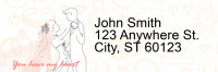 Everlasting Love Narrow Address Labels | LRRLOV-28