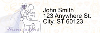 Everlasting Love Narrow Address Labels | LRRLOV-28