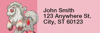 Boys and Girls - My Little Demon Rectangle Address Labels | LRRMLD-02
