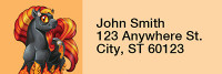 Evil Step Brothers - My Little Demon Rectangle Address Labels | LRRMLD-04