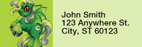 Flighty Demons - My Little Demon Rectangle Address Labels | LRRMLD-05