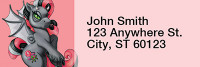 Flighty Demons - My Little Demon Rectangle Address Labels | LRRMLD-05