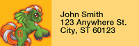 Greens Mix - My Little Demon Rectangle Address Labels | LRRMLD-06