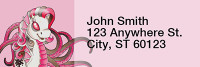Pinks Mix - My Little Demon Rectangle Address Labels | LRRMLD-08