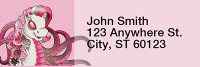 Squidy Mix - My Little Demon Rectangle Address Labels | LRRMLD-10